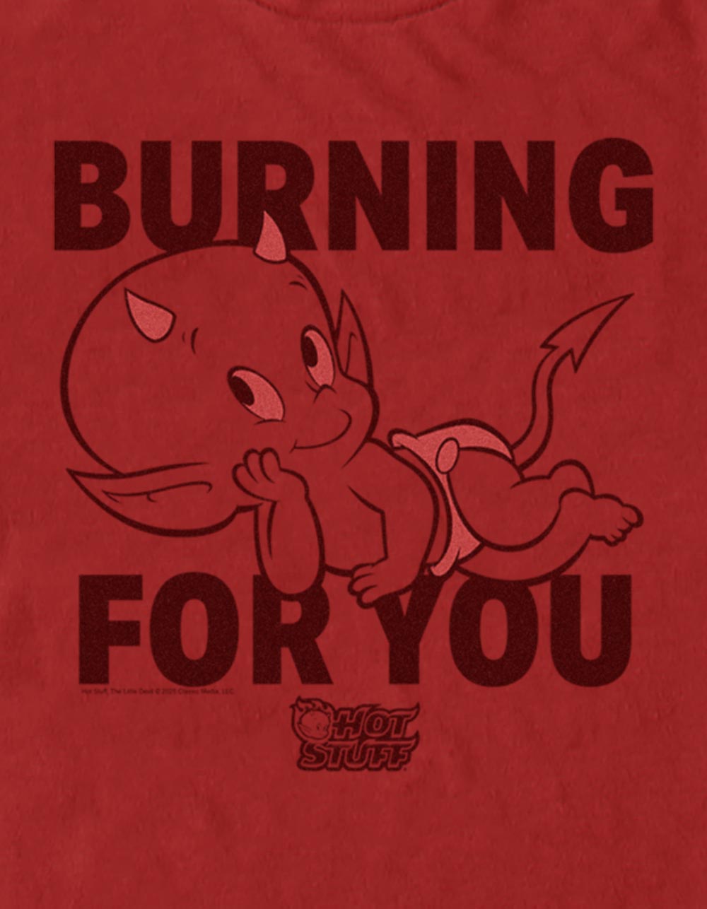 HOT STUFF Burning For You Unisex Tee - RED