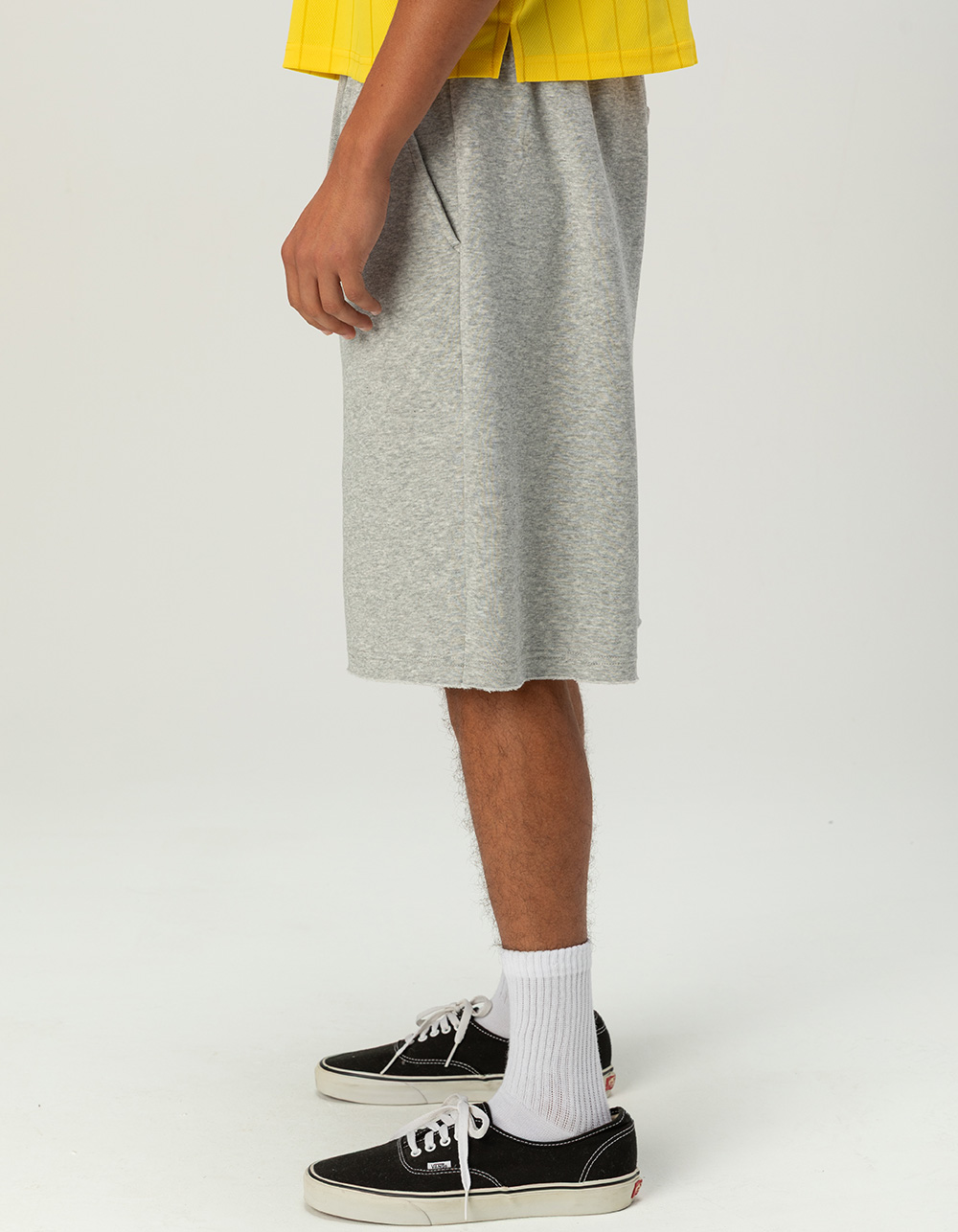 RSQ Mens Baggy Sweat Shorts - HEATHER GRAY