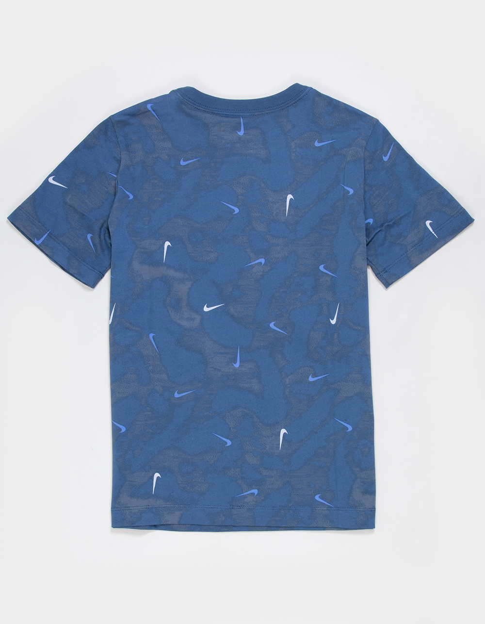 NIKE Allover Print Boys Tee - FADED NAVY