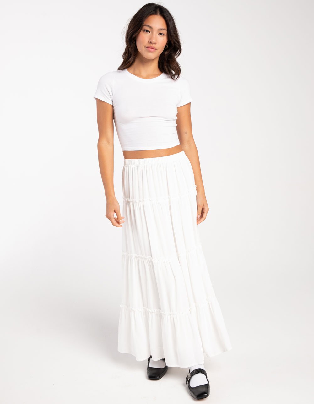 TILLYS Womens Baby Tee - WHITE