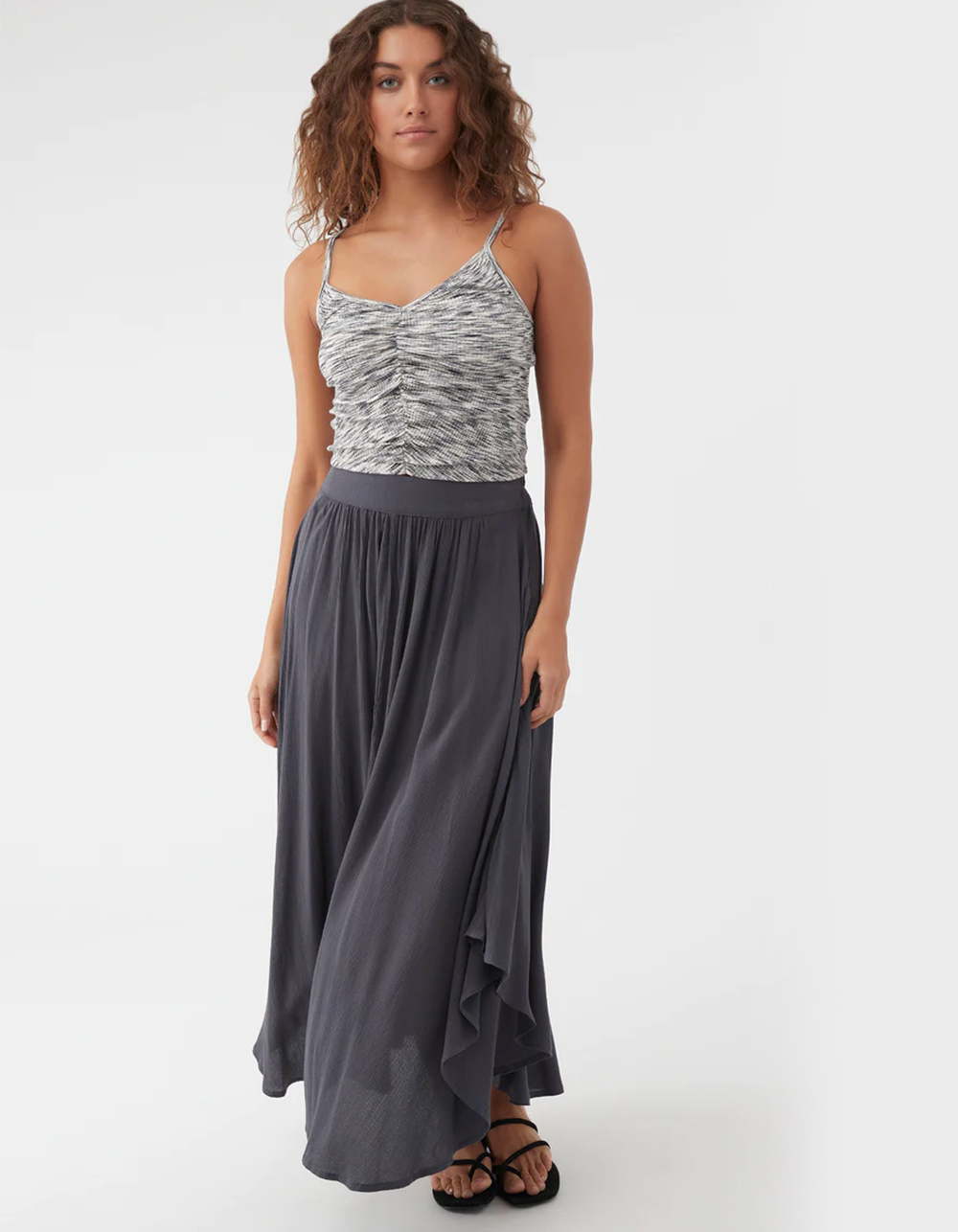 O'NEILL Marnie Womens Maxi Skirt CHARCOAL Tillys