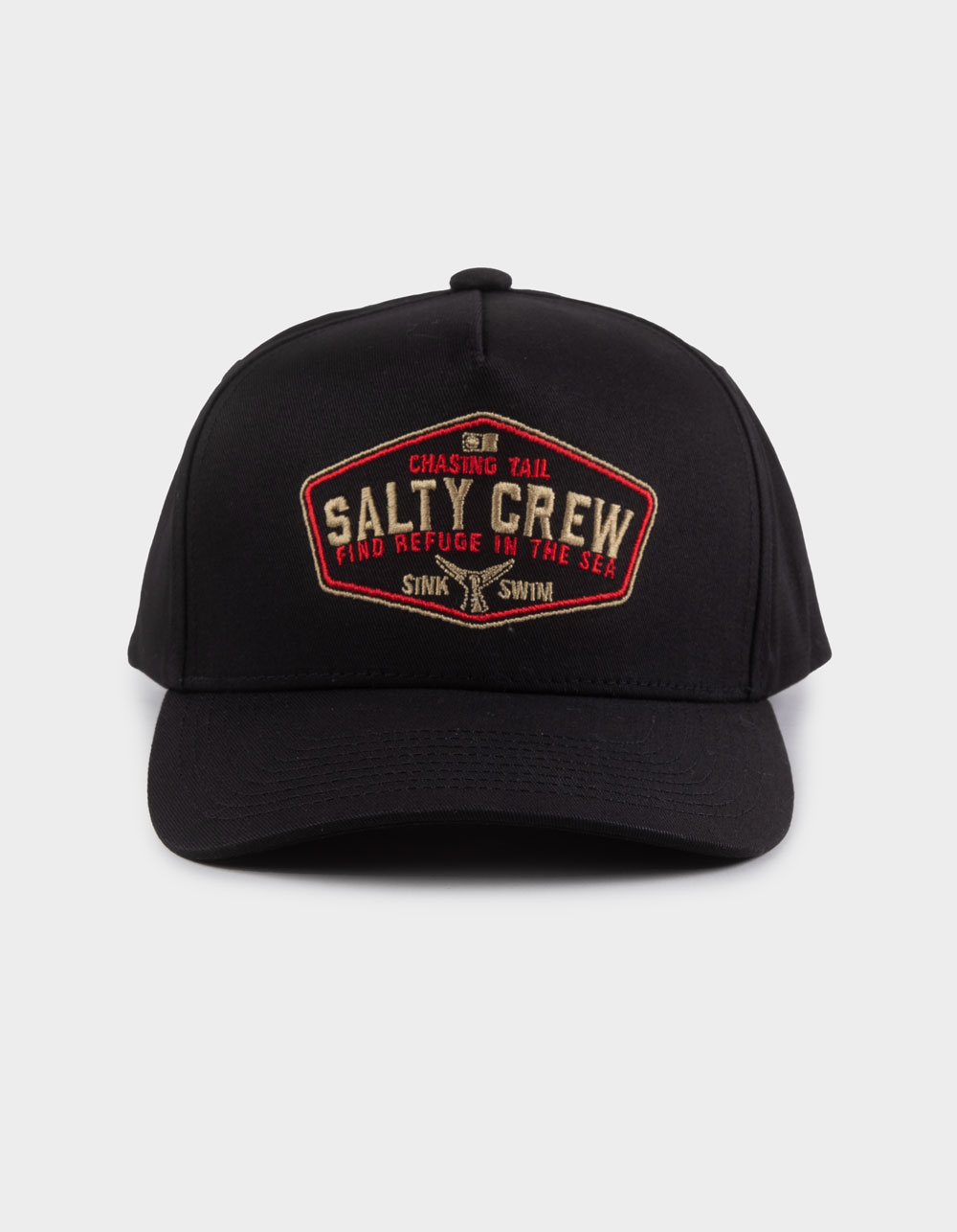 SALTY CREW Tailfin Snapback Hat - BLACK COMBO