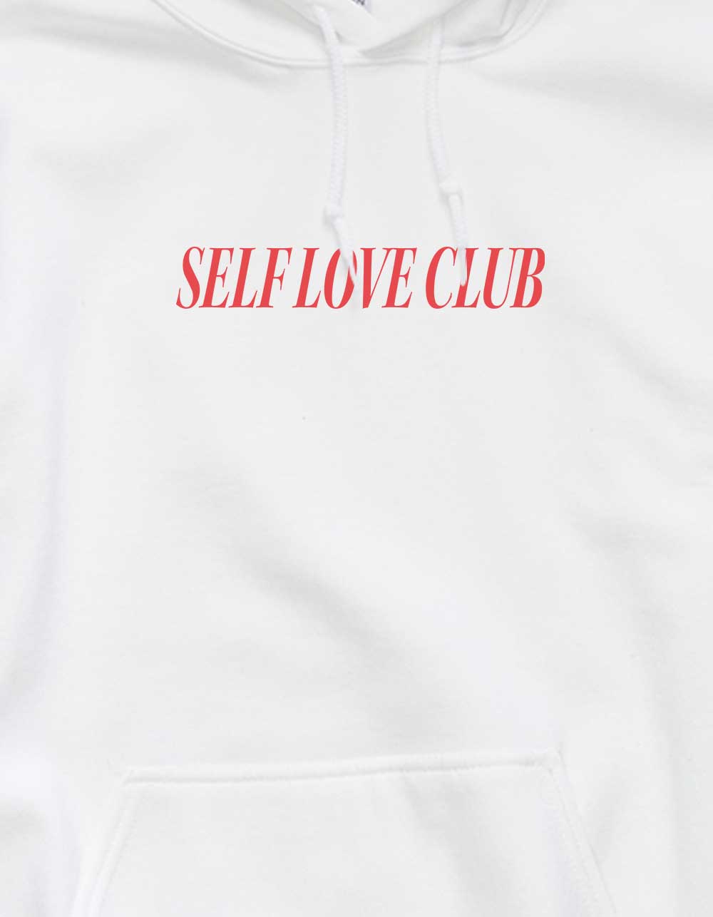 Love Self Club Unisex Hoodie - WHITE