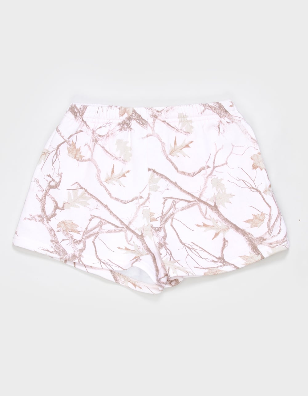 FULL TILT Girls Camo Sweat Shorts - PINK COMBO