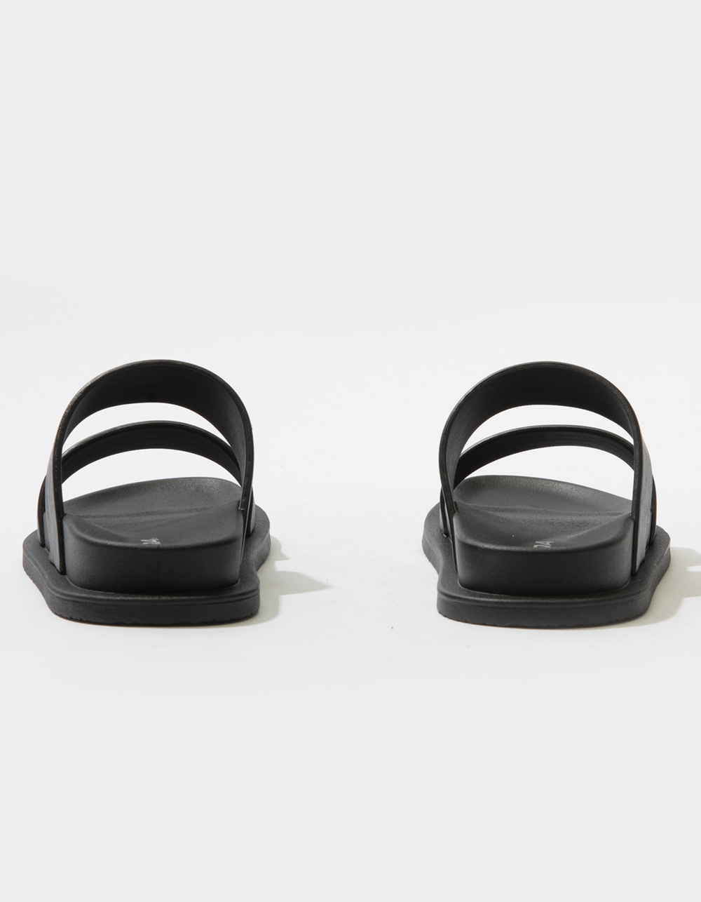 SODA Double Strap Womens Slides - BLACK | Tillys