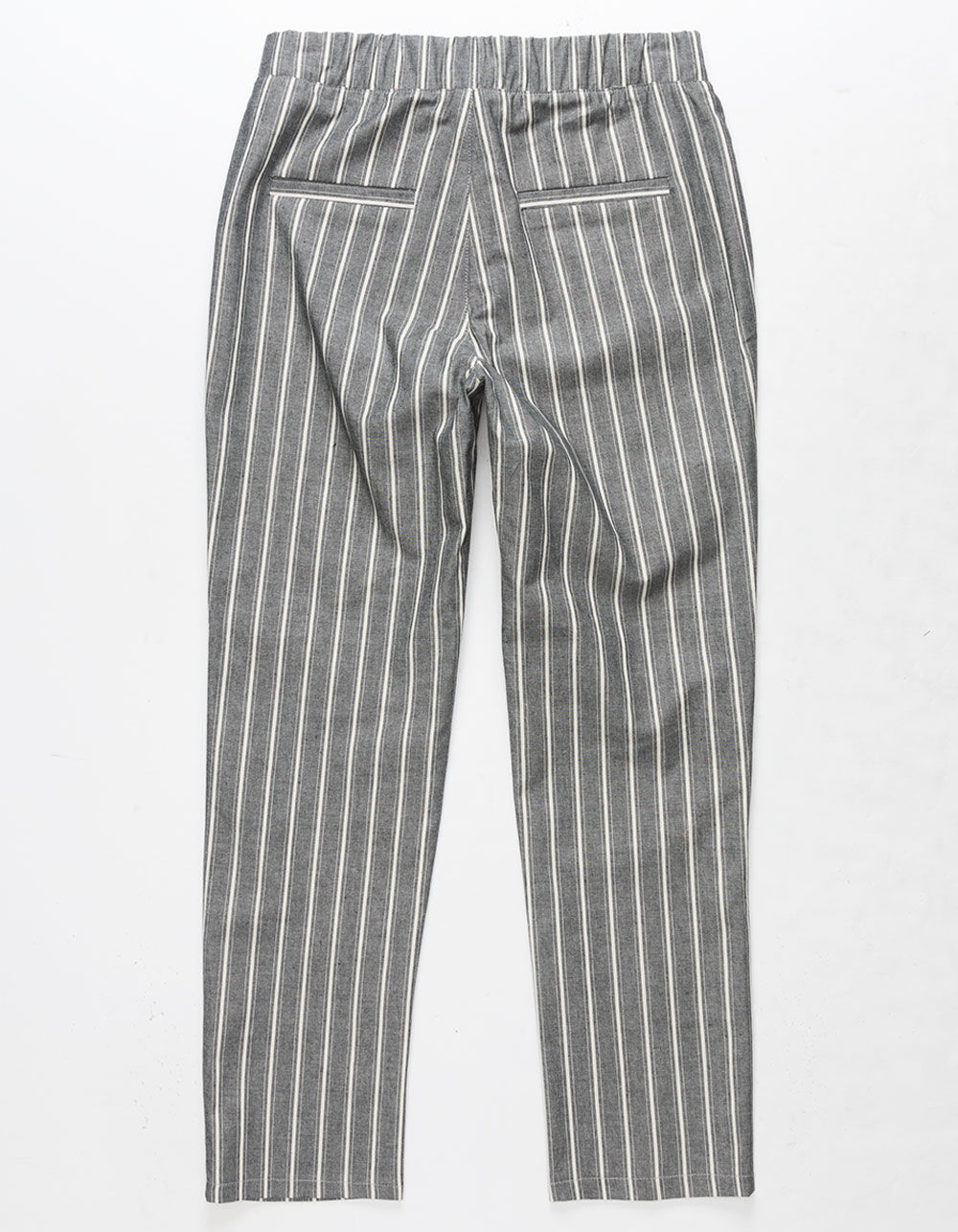 WHITE FAWN Gray Stripe Girls Crop Pants - GRAY COMBO | Tillys