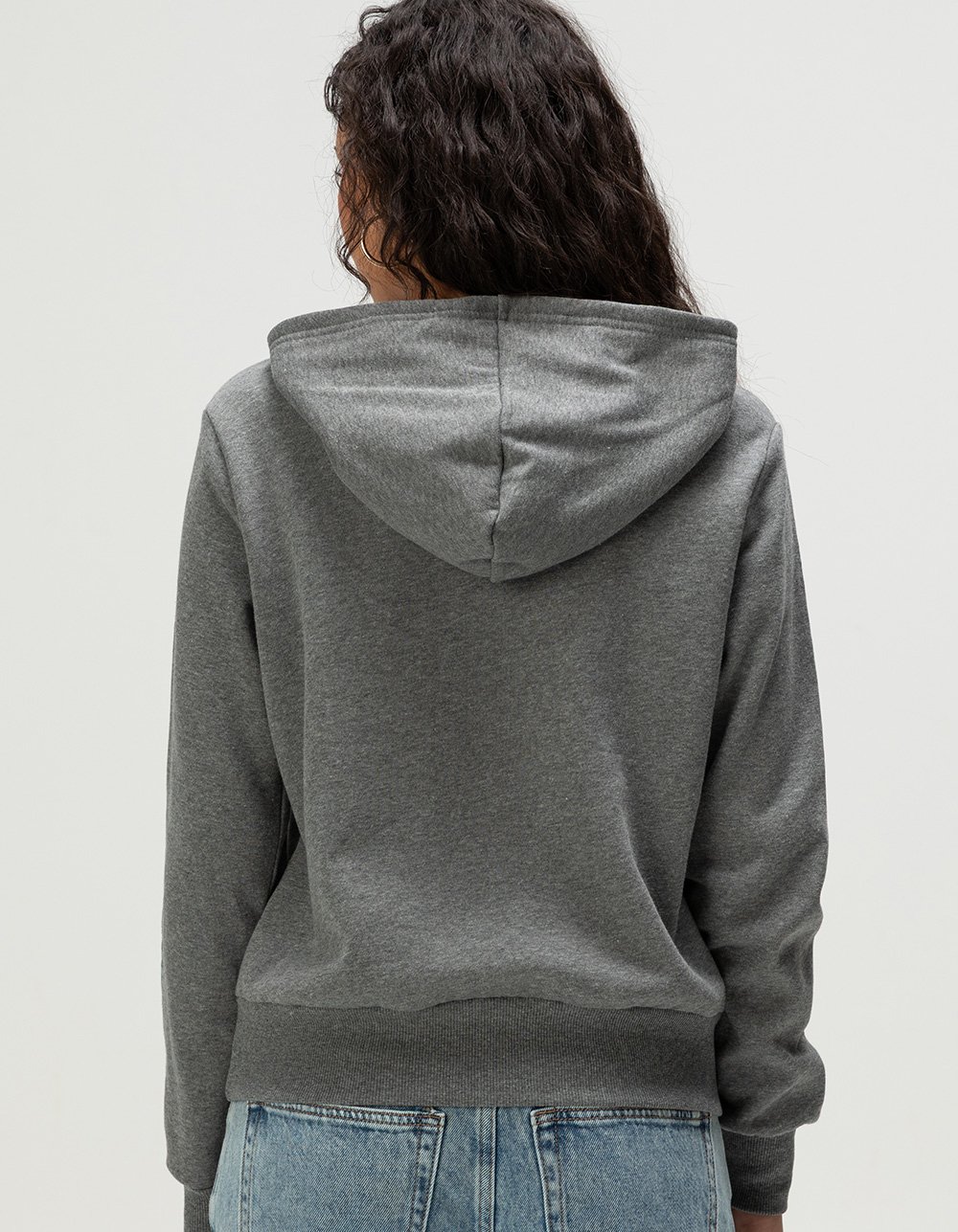 PEANUTS Snoopy Puffer Womens Hoodie - GRAY