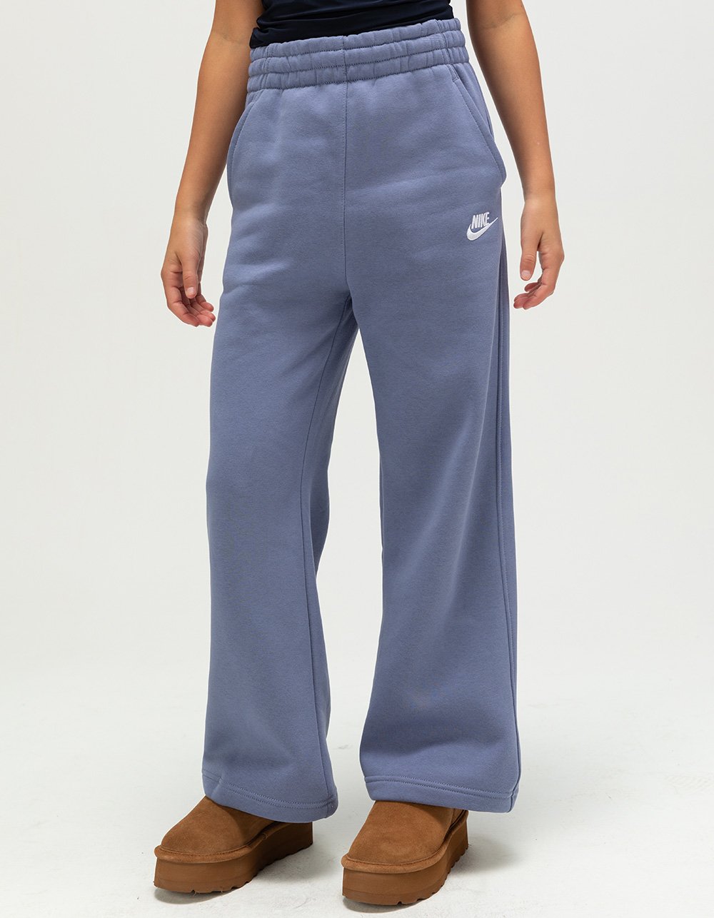 NIKE Sportswear Club Girls Wide Leg Fleece Pants