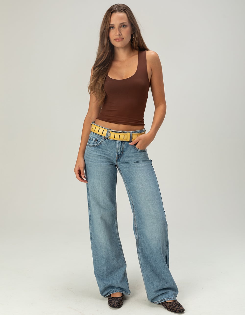 LEVI'S Superlow Womens Loose Jeans - Twisted Vibe MEDIUM INDIGO