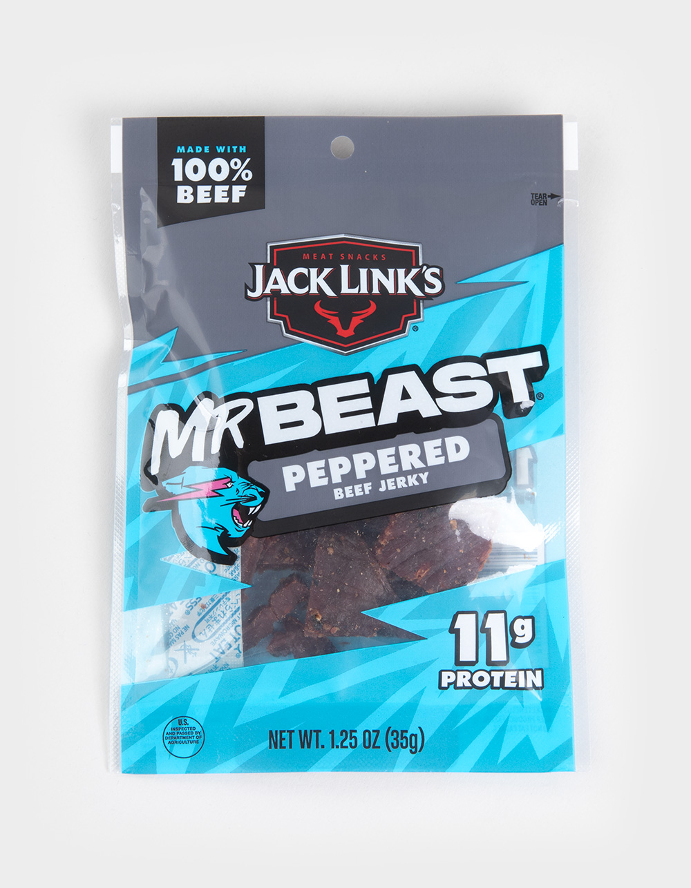 JACK LINKS x MrBeast Peppered Beef Jerky - MULTI