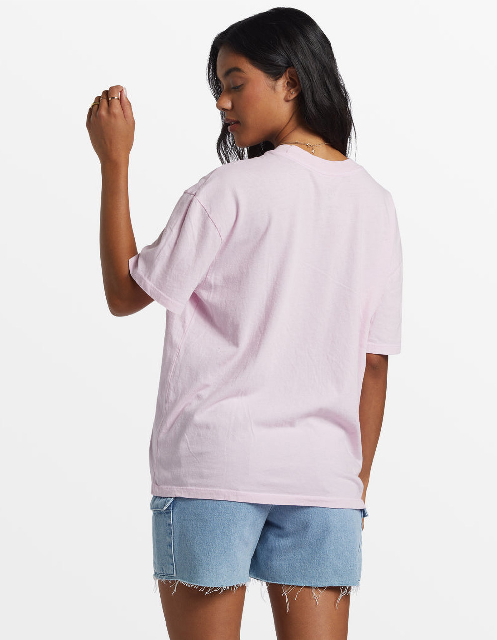 BILLABONG Aloha All Day Womens Oversized Tee - PINK