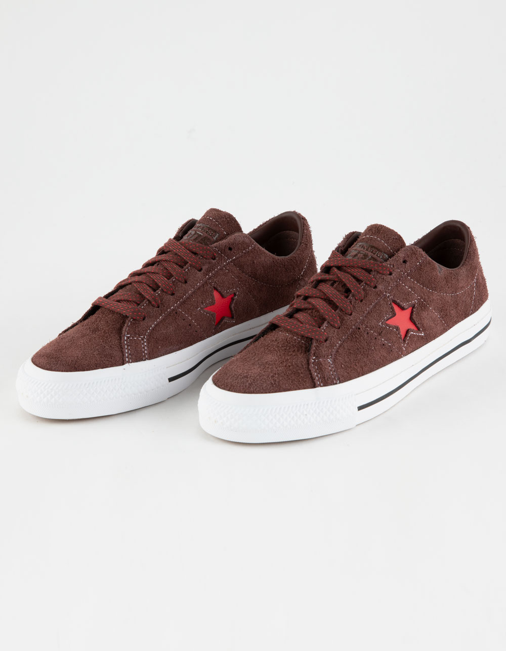 CONVERSE One Star Pro Low Top Shoes - DK RED