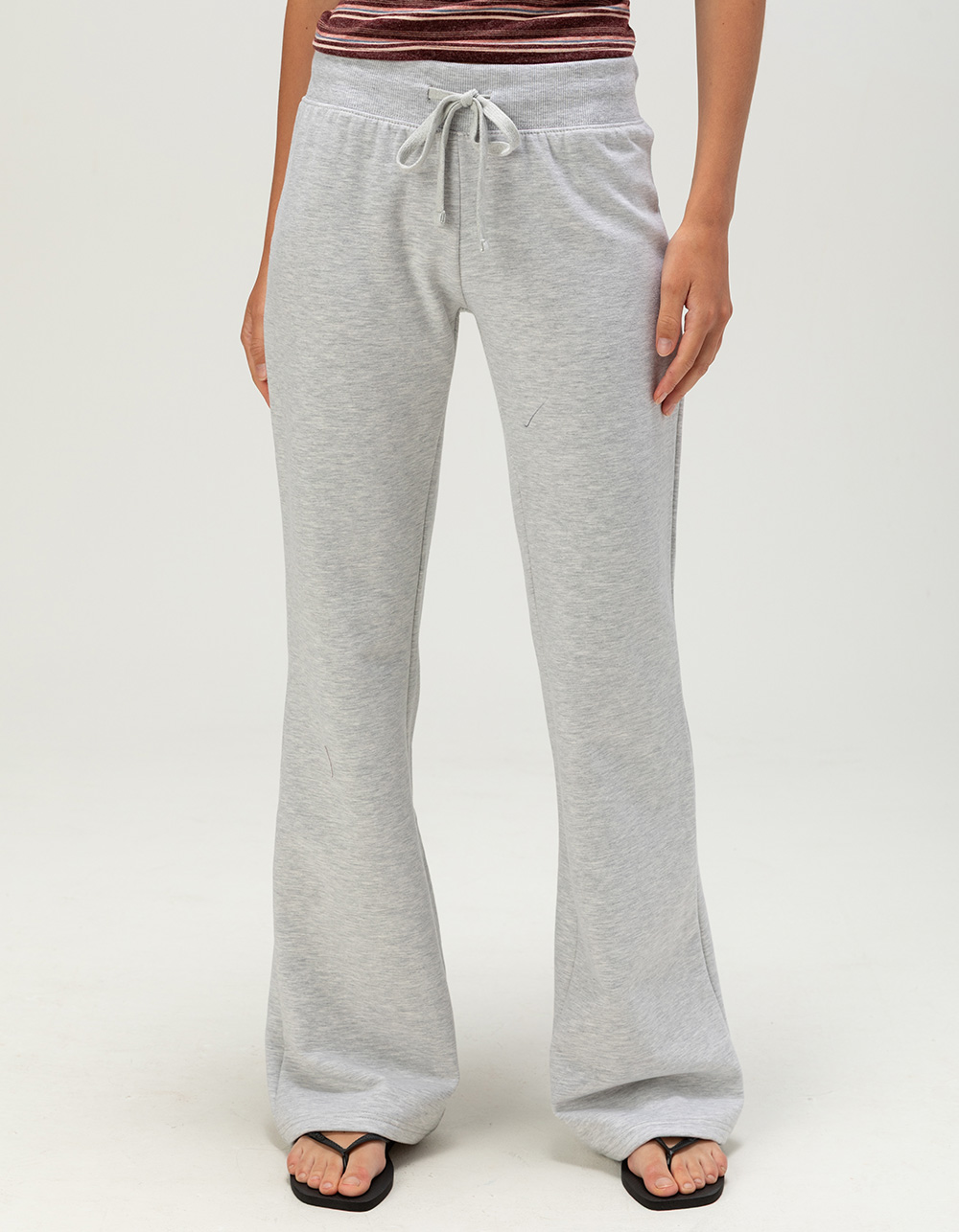 TILLYS Womens Bootcut Sweatpants - HEATHER GRAY