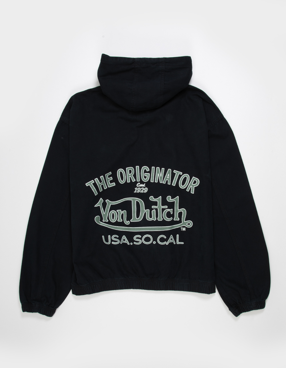 VON DUTCH Invaders Mens Jacket - BLACK
