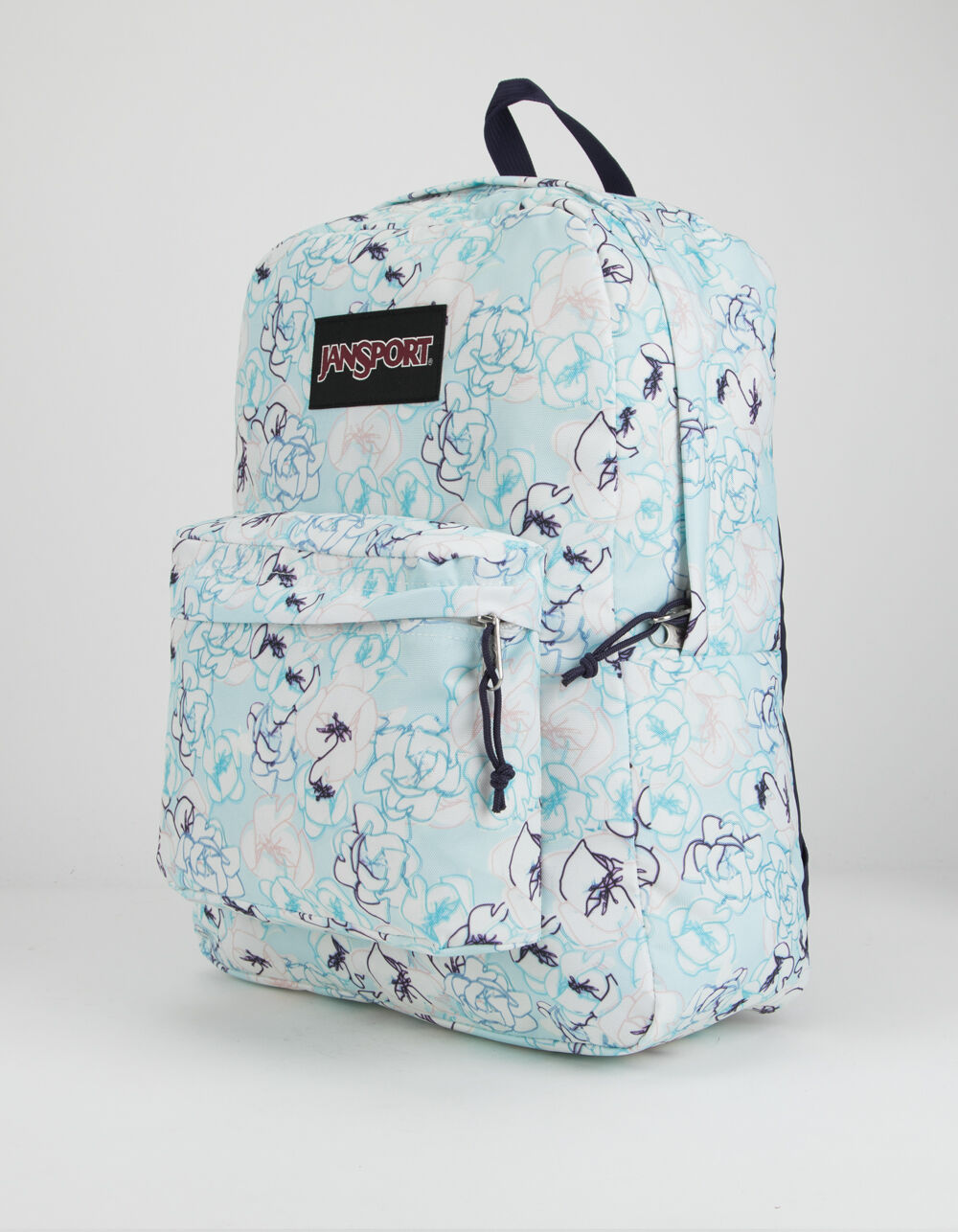 JANSPORT Black Label SuperBreak Blue Sketch Floral Backpack image number 1