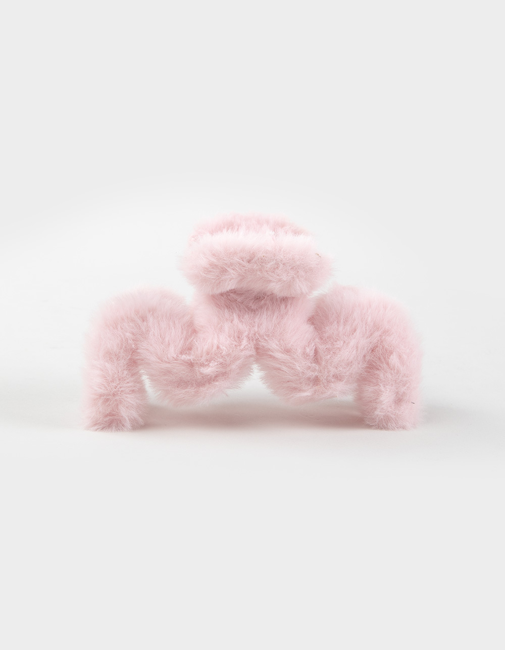 FULL TILT Oversized Fuzzy Claw Clip - PINK