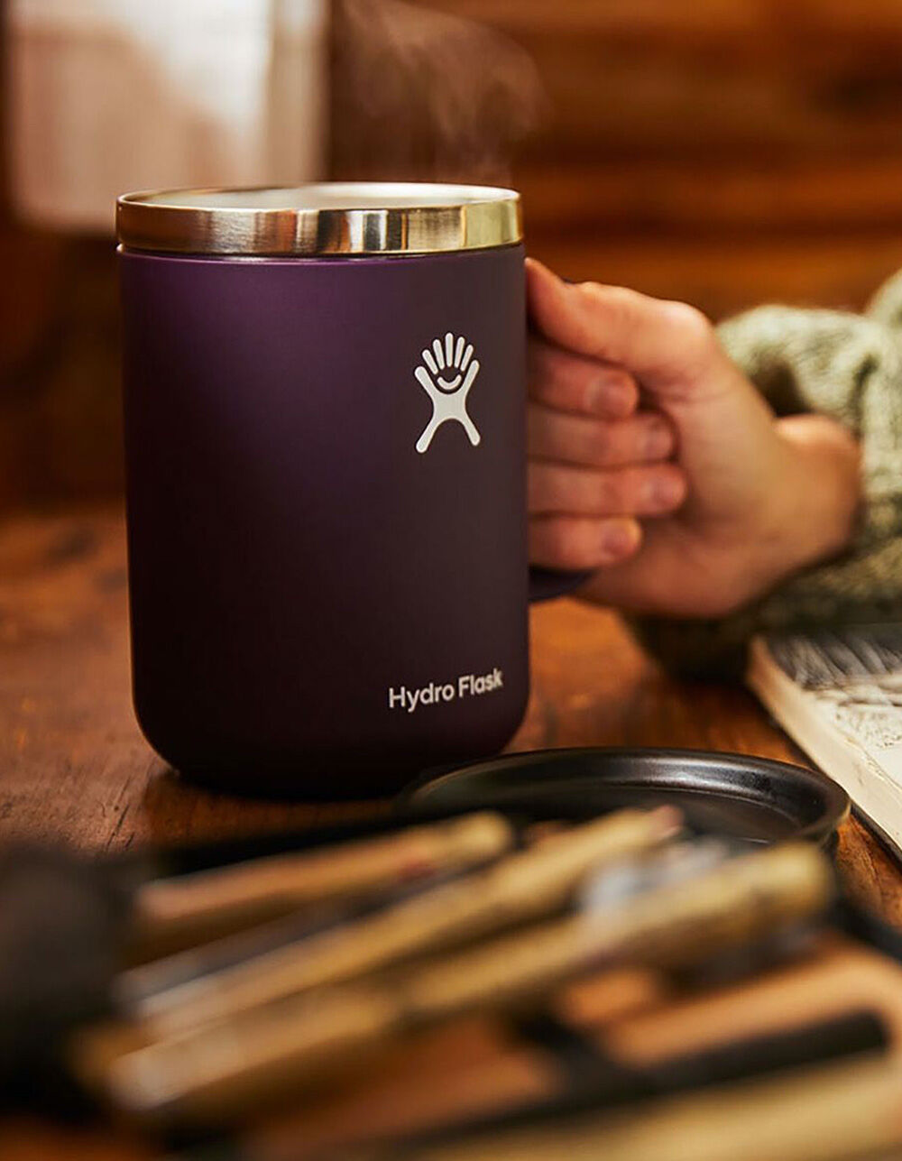 HYDRO FLASK 24oz Coffee Mug EGGPLANT Tillys