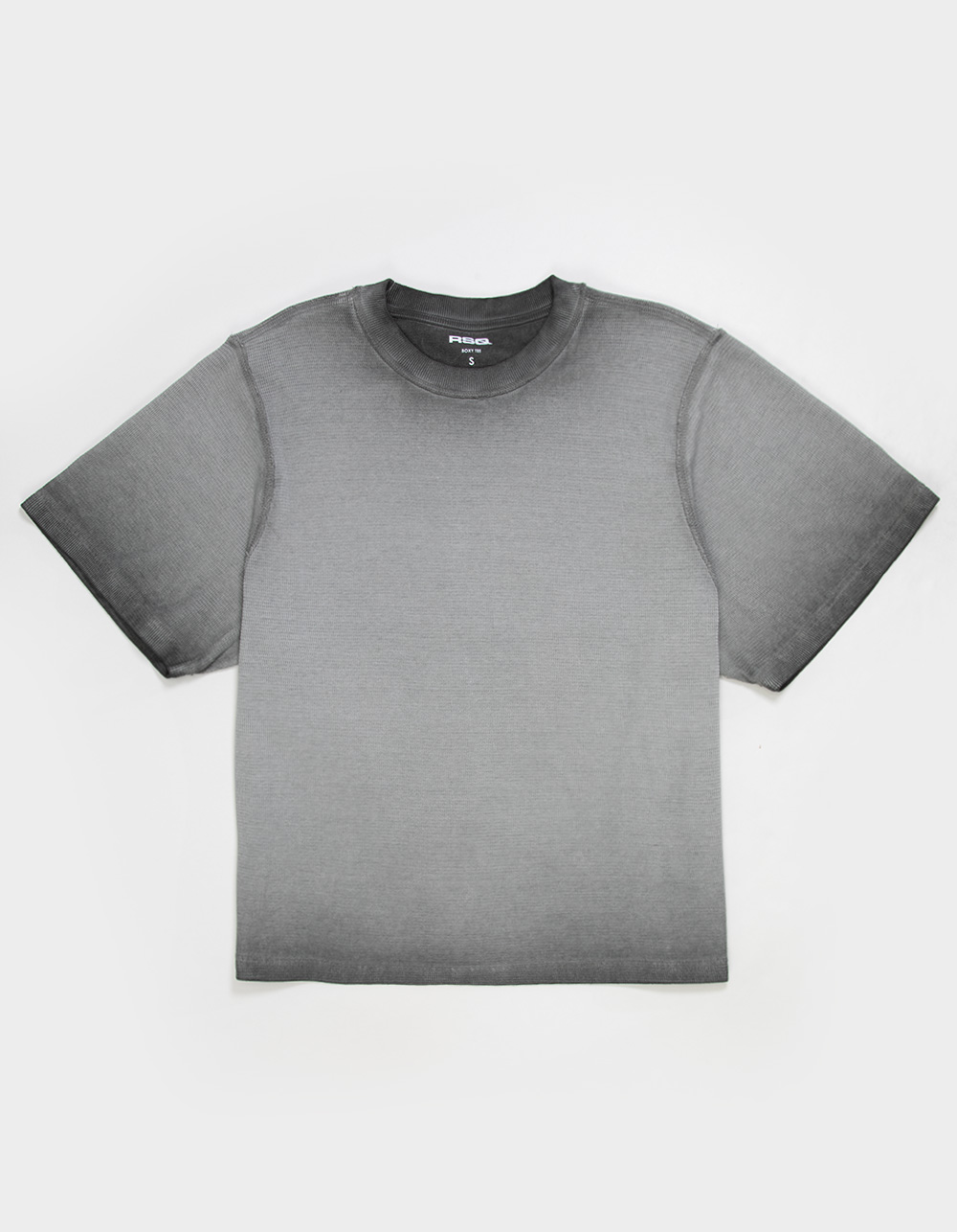 RSQ Mens Textured Boxy Tee - GRAY