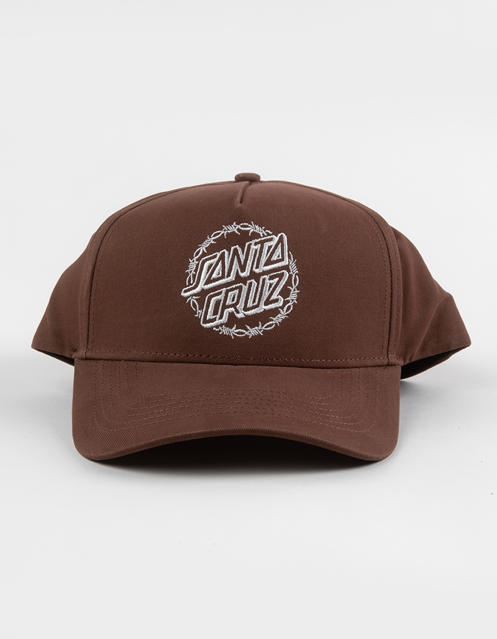 SANTA CRUZ Barbed Opus Snapback Hat - BROWN