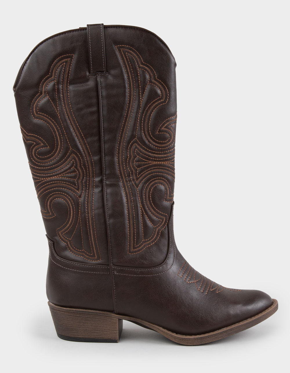 COCONUTS by Matisse Legend Womens Vegan Western Boots - BROWN
