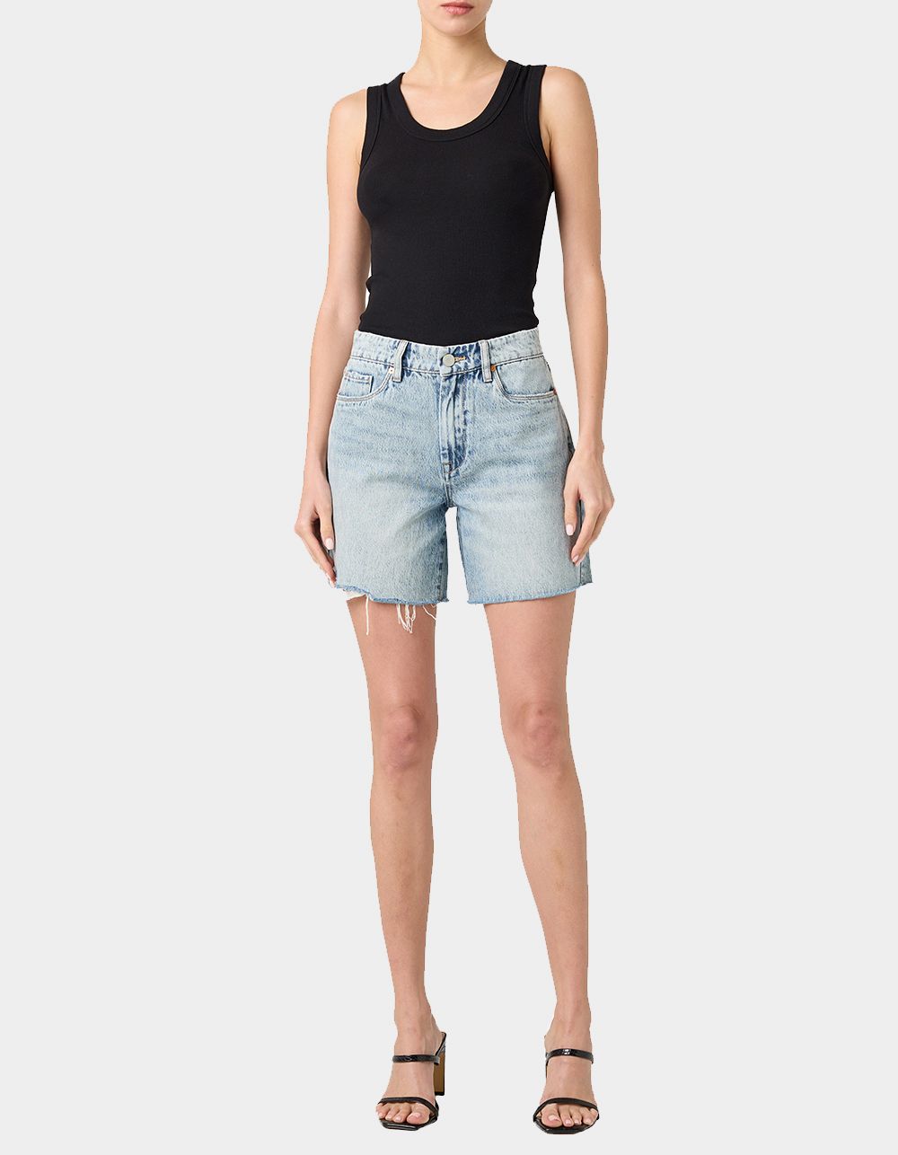 BLANK NYC Warren Love Fest Womens Shorts - INDIGO