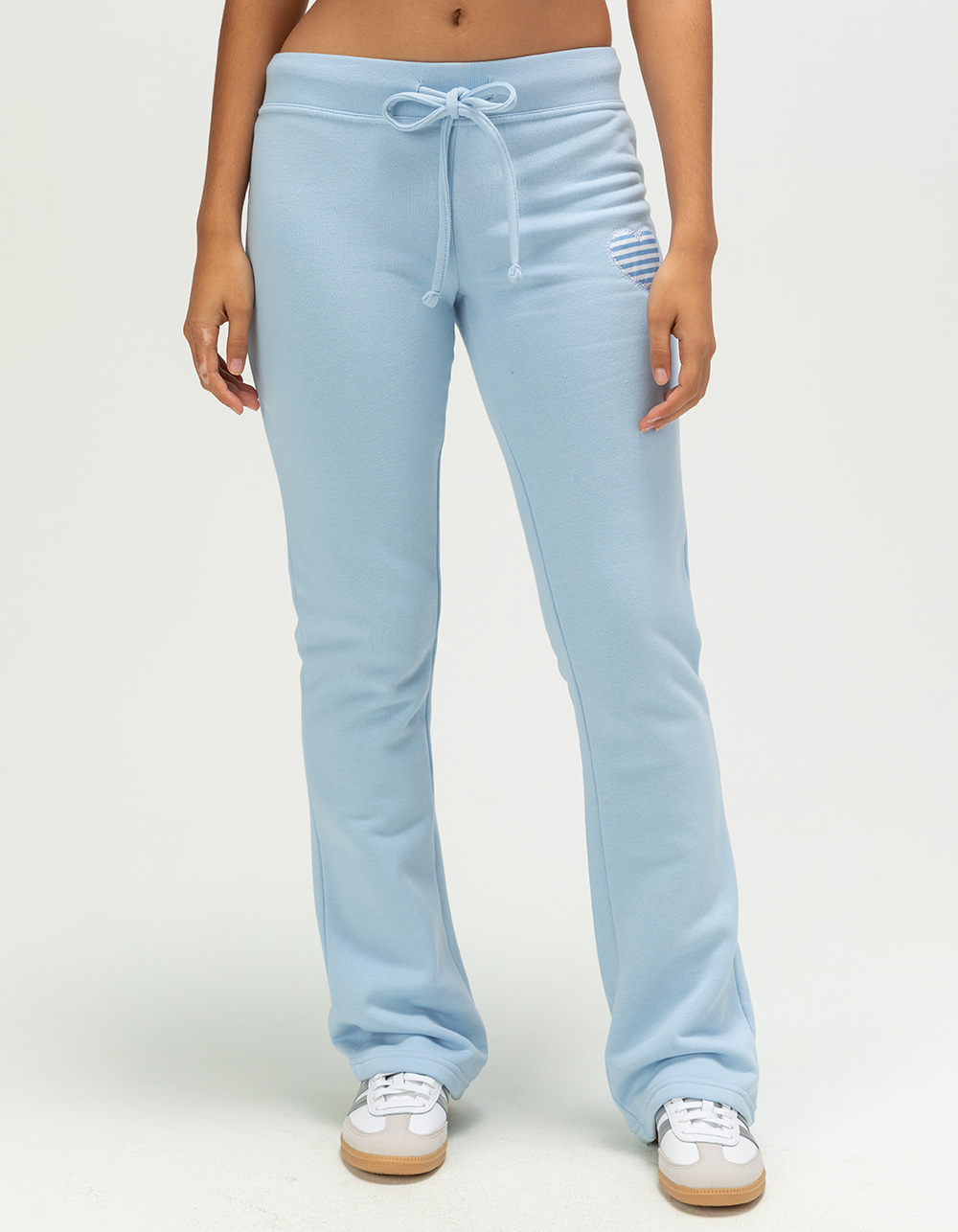 FULL TILT LA Applique Womens Sweatpants - BLUE