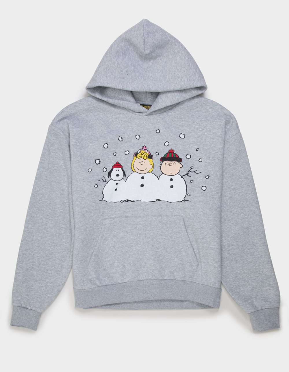 RSQ x Peanuts Holiday Snowmen Mens Hoodie - GRAY