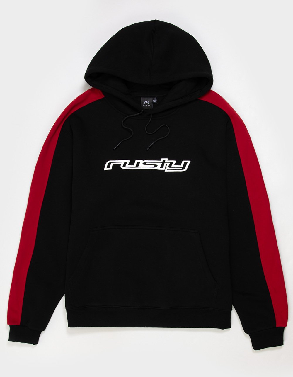 RUSTY Y2K Mens Hoodie - BLACK