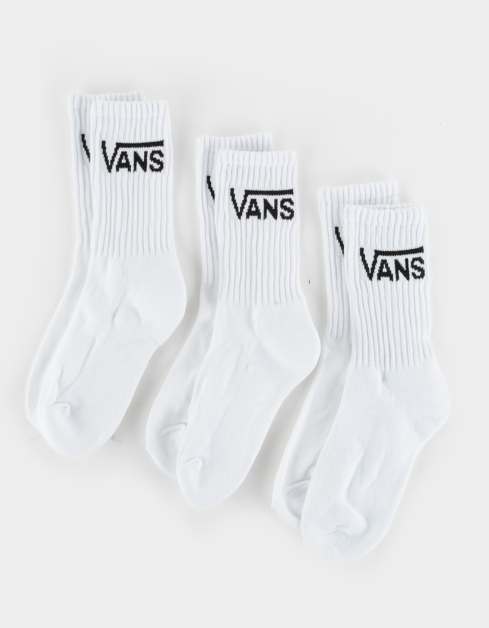 VANS Classic Womens Crew Socks - WHITE