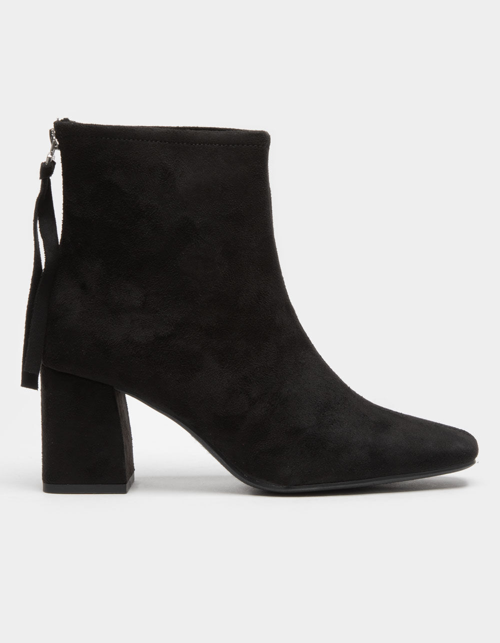 DELICIOUS Womens Ankle Block Heel Boots BLACK Tillys