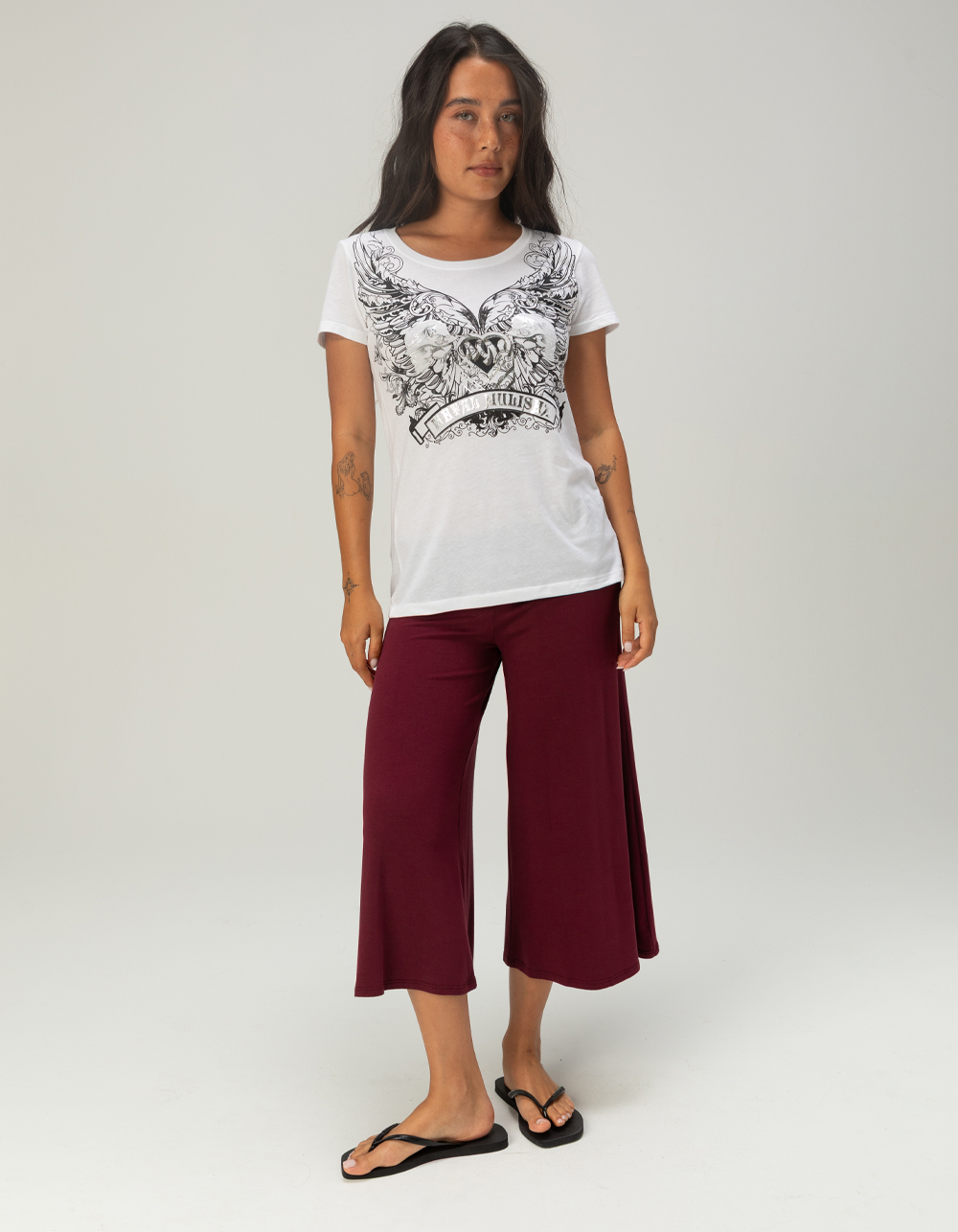 METAL MULISHA Womens Fitted Tee - WHITE