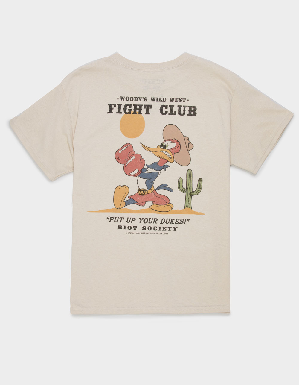 RIOT SOCIETY Woody's Wild West Fight Club Boys Tee - NATURAL