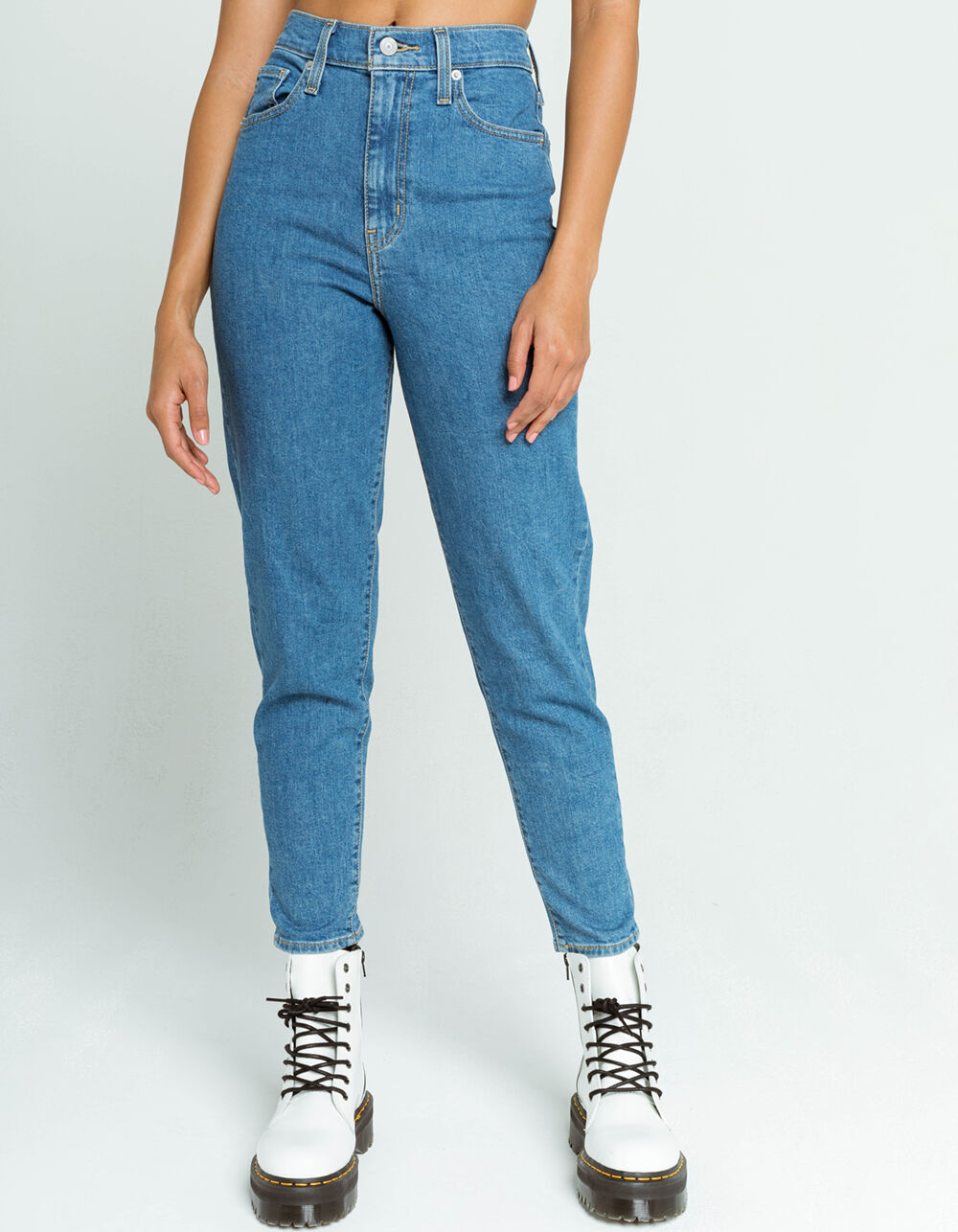 LEVI'S Womens Tapered High Rise Jeans - LIGHT STONE | Tillys