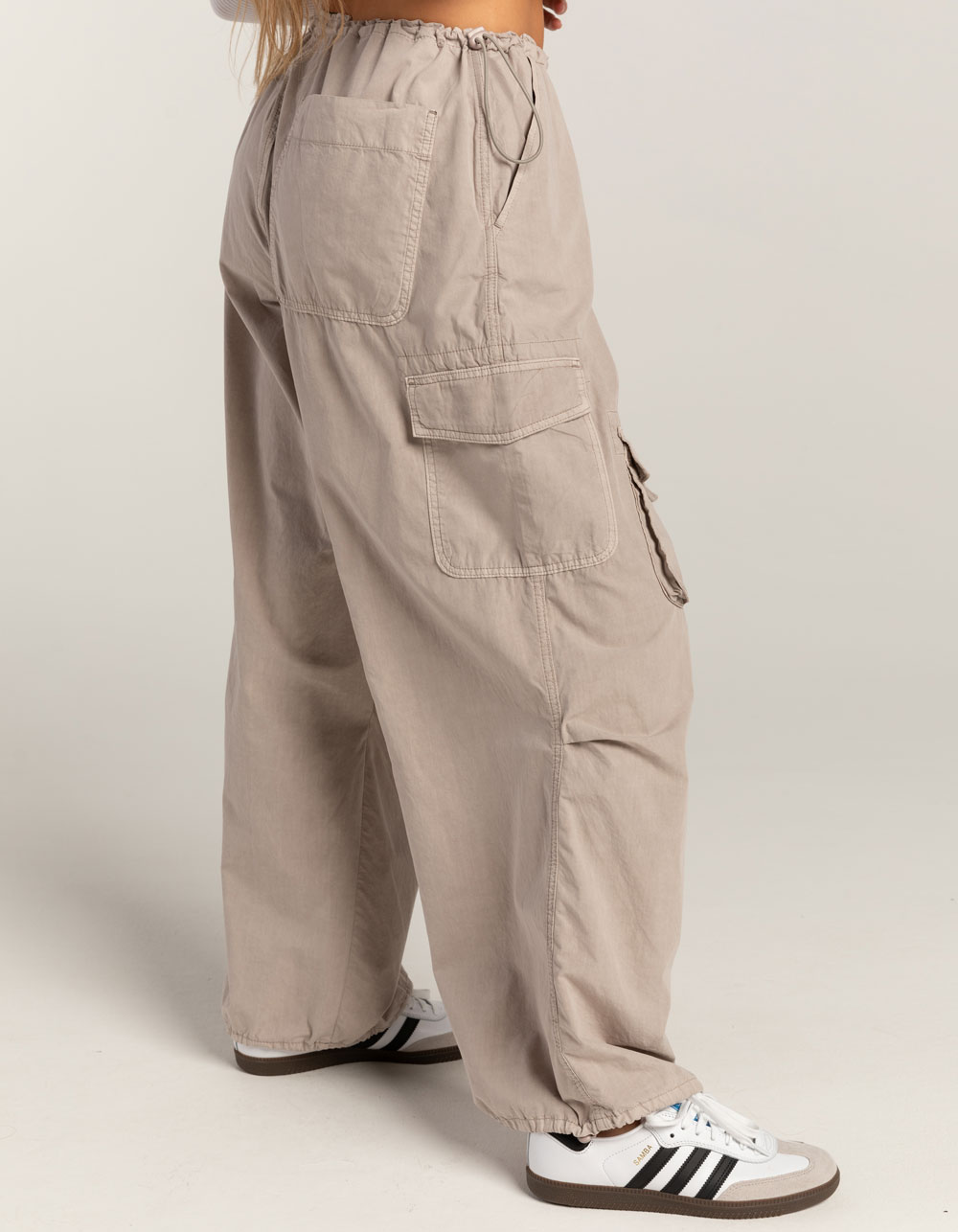 BDG Urban Outfitters Maxi Pocket Womens Tech Pants - STONE