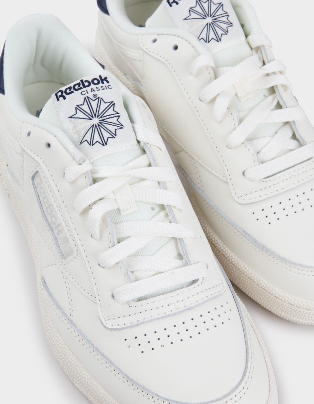 REEBOK Club C 85 Shoes - WHT/NVY