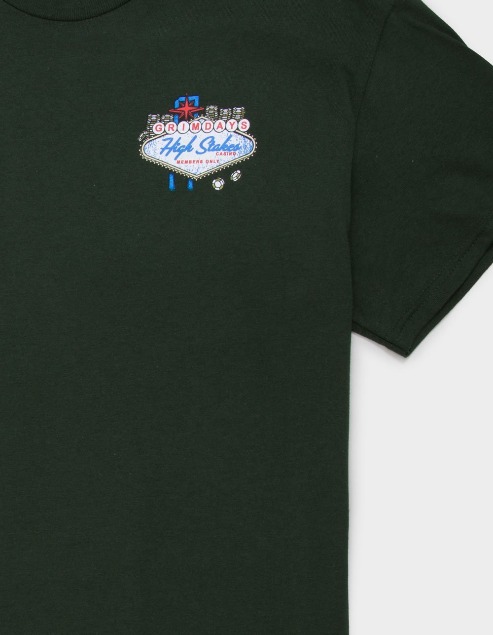 GRIM DAYS High Stakes Mens Tee - FOREST