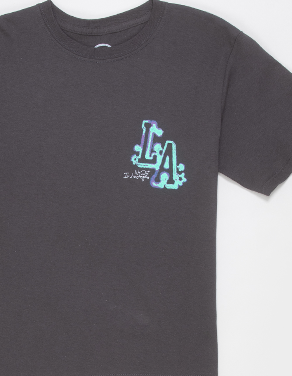 CVLA LA Don't Quit Boys Tee - CHARCOAL