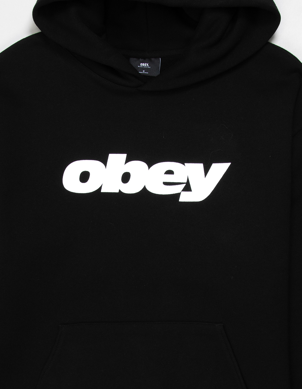 OBEY Rewind Mens Hoodie - BLACK
