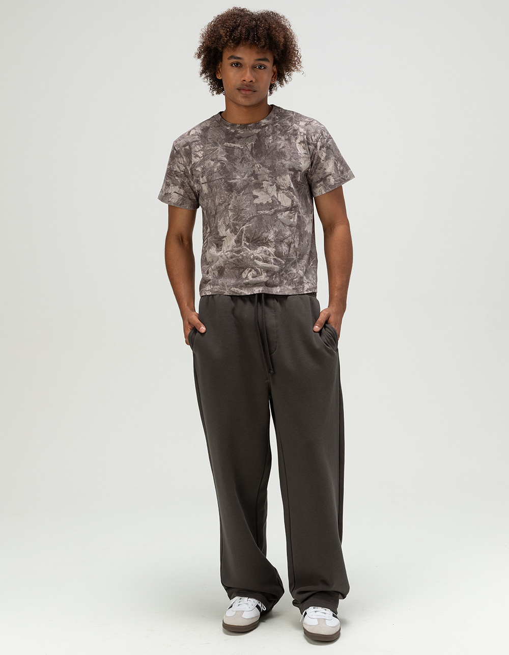 RSQ Mens Loose Sweatpants - WASHED BLACK