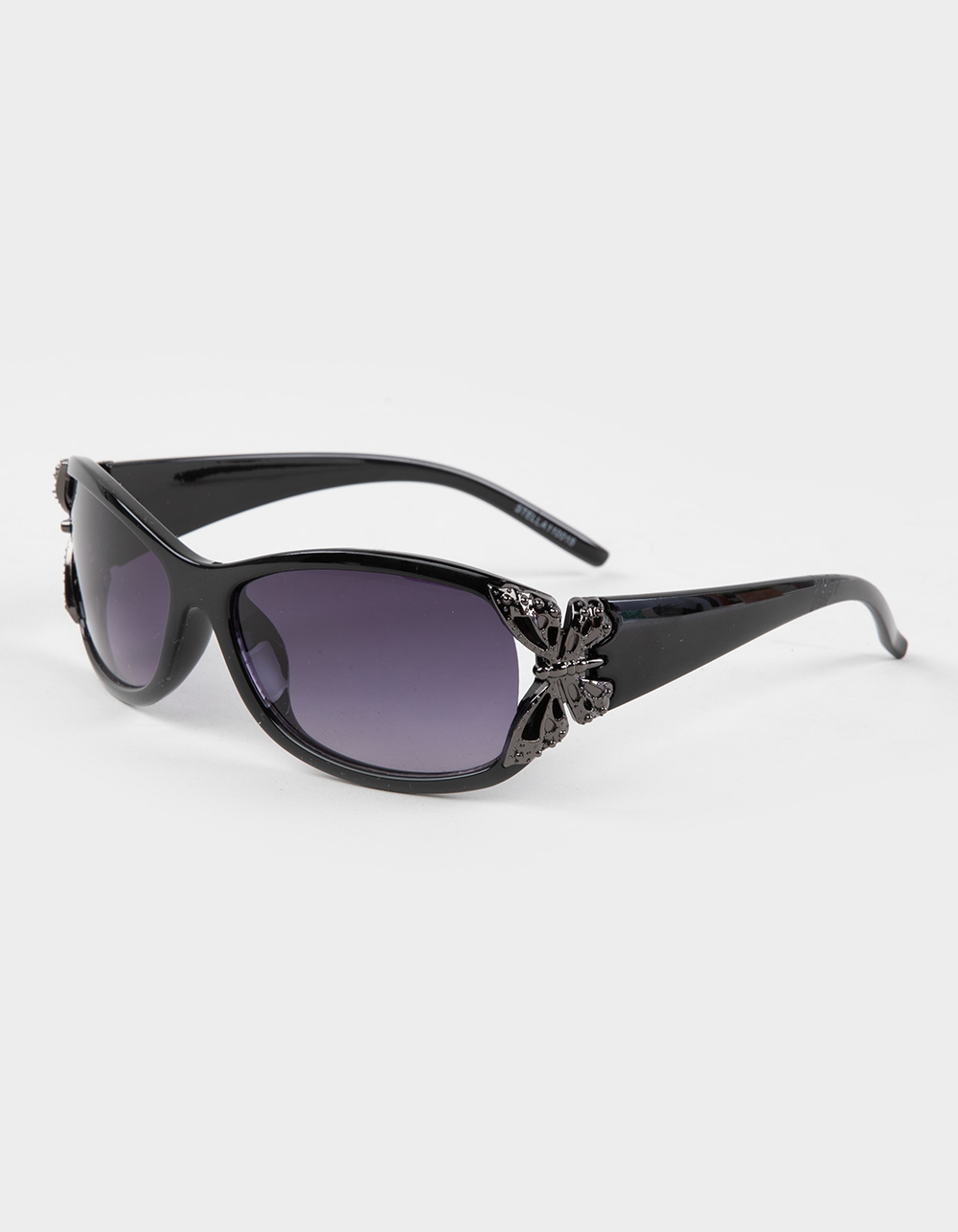 RSQ Y2K Butterfly Sunglasses - BLACK
