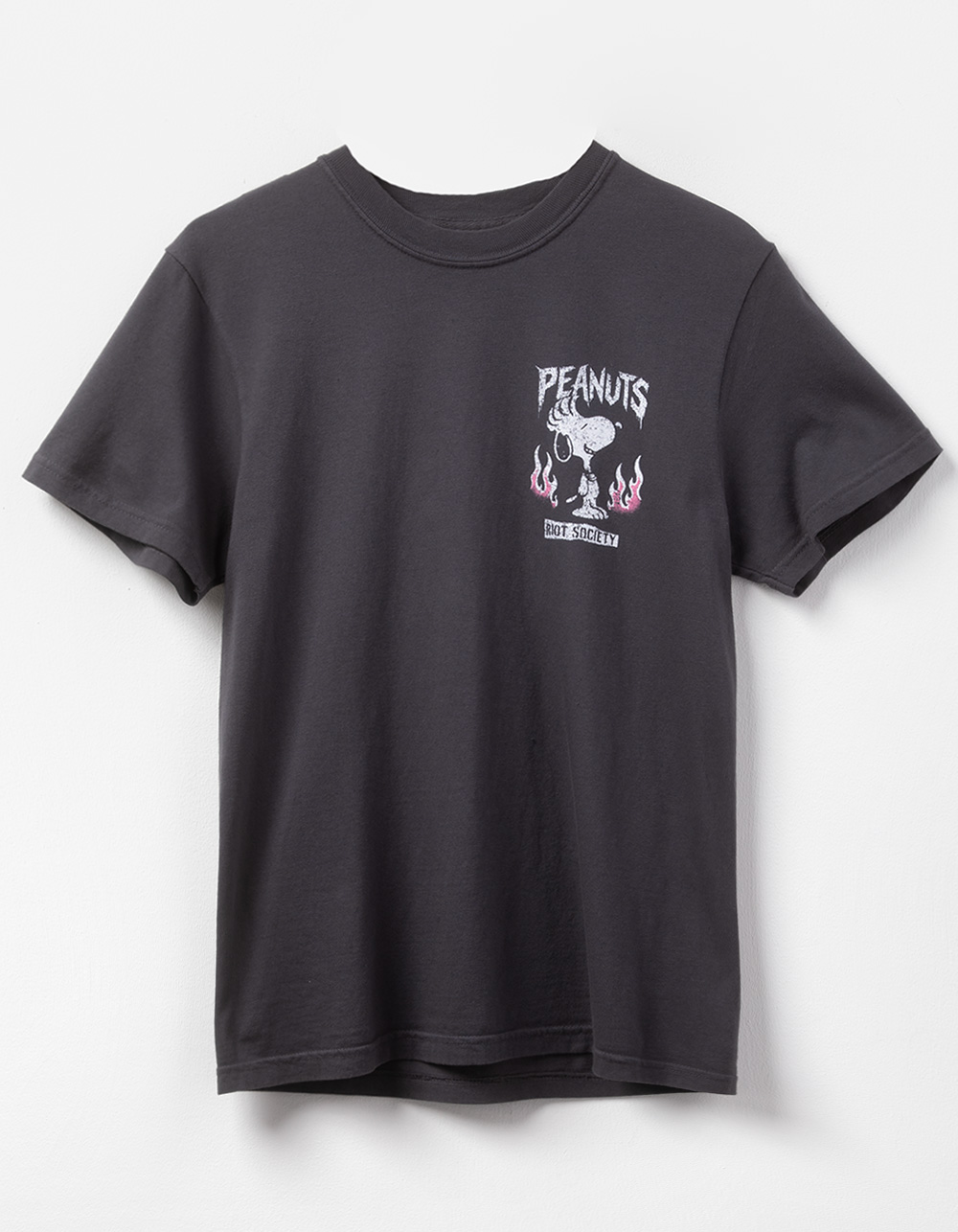 RIOT SOCIETY x Peanuts Tour Womens Tee - CHARCOAL