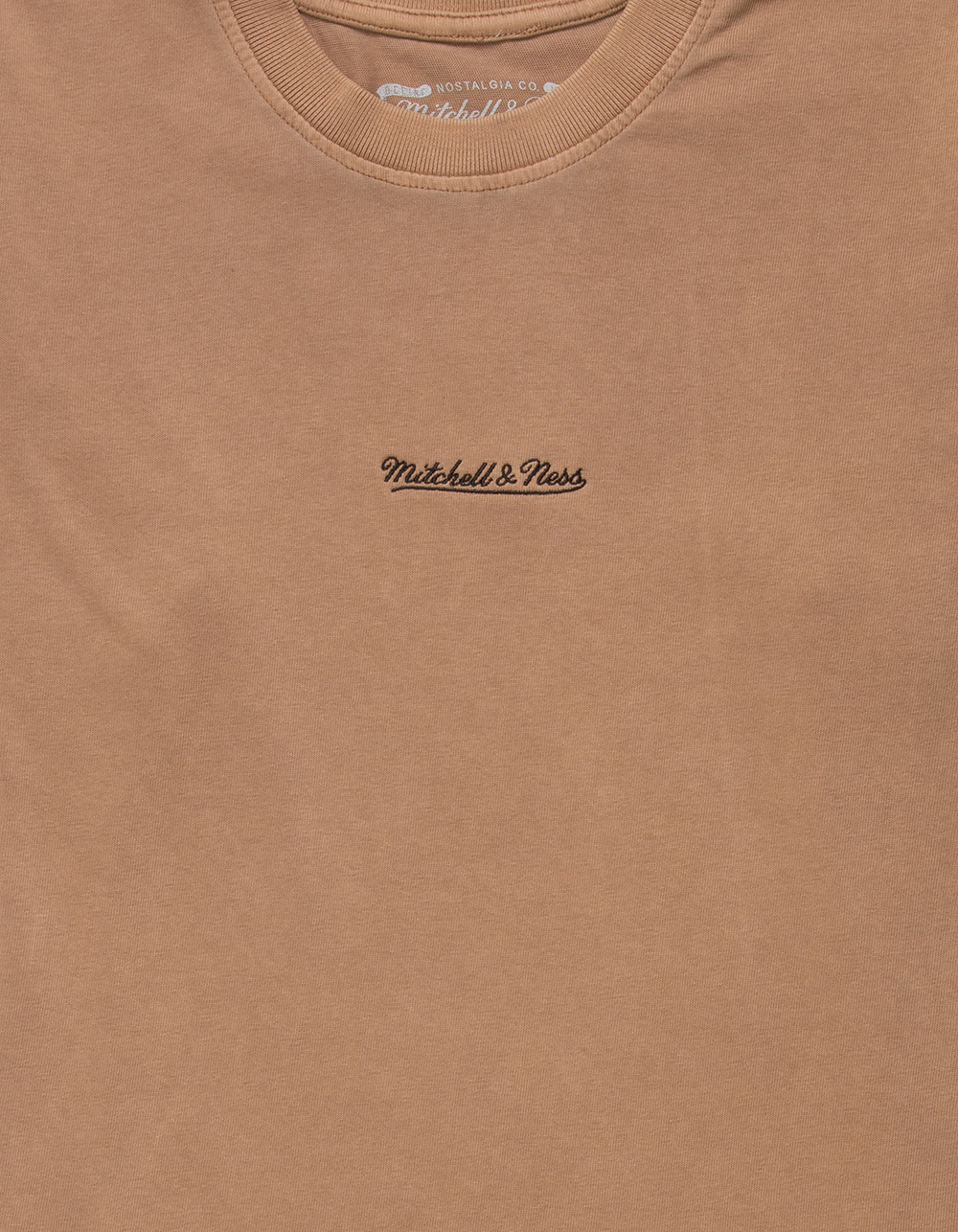MITCHELL & NESS Branded Script Mens Tee - TAUPE
