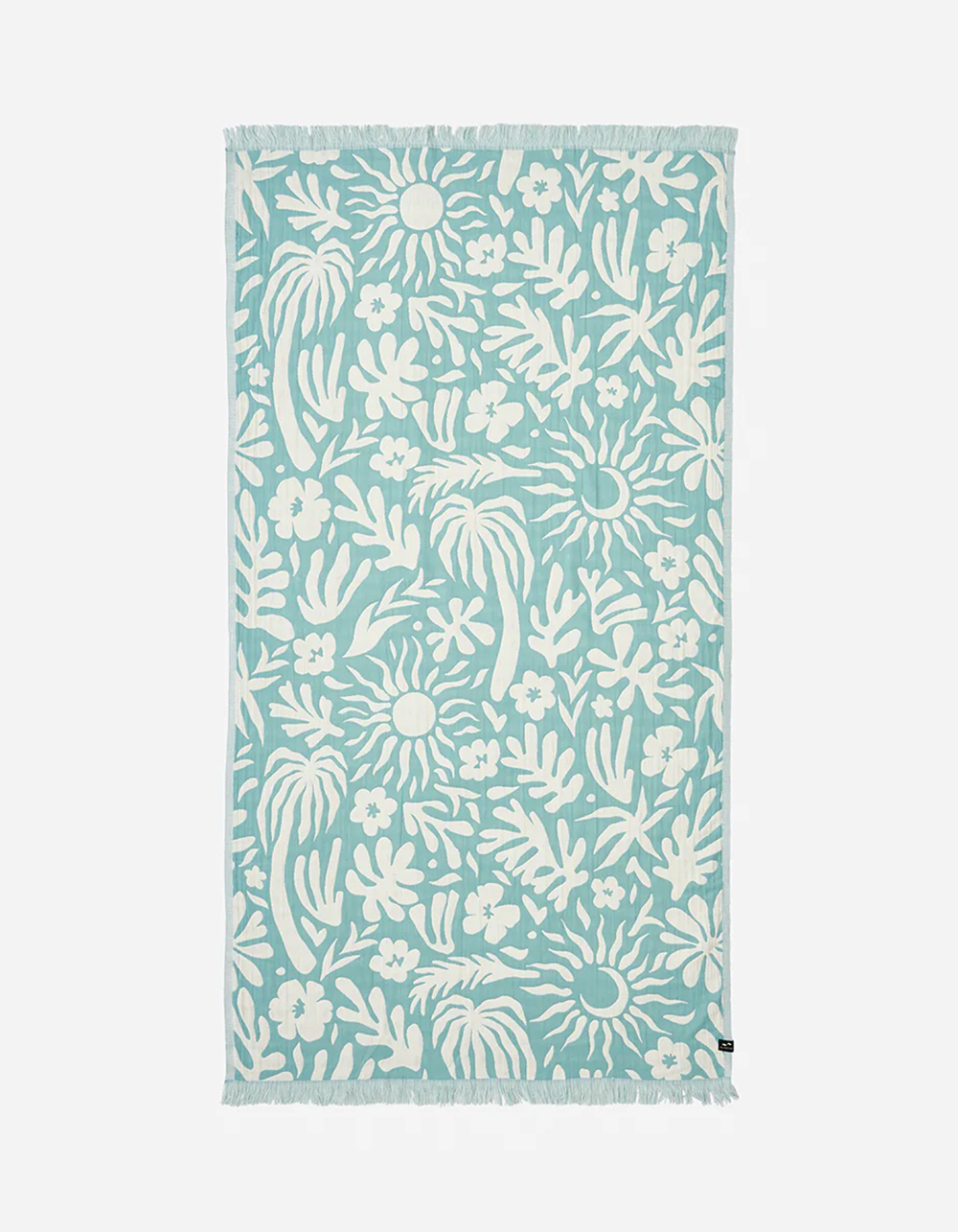 SLOWTIDE Sunny Driftweave Turkish Towel - BLUE