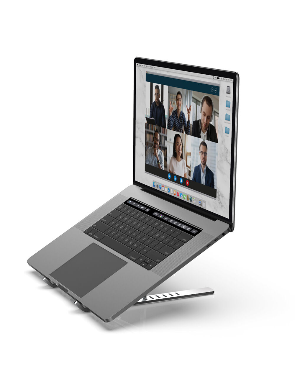 SOAR Premium Collapsible Laptop Stand SILVER Tillys
