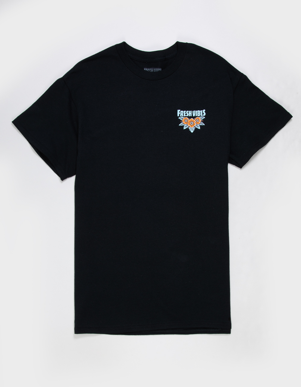 FRESH VIBES Day Off Mens Tee - BLACK