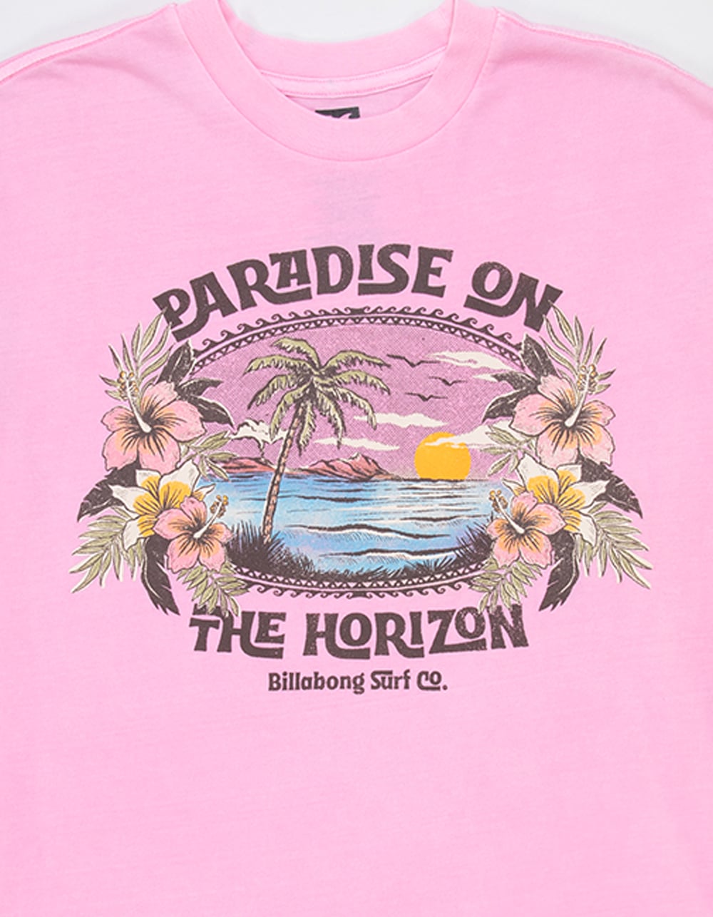 BILLABONG Horizon Womens Boyfriend Tee - PINK