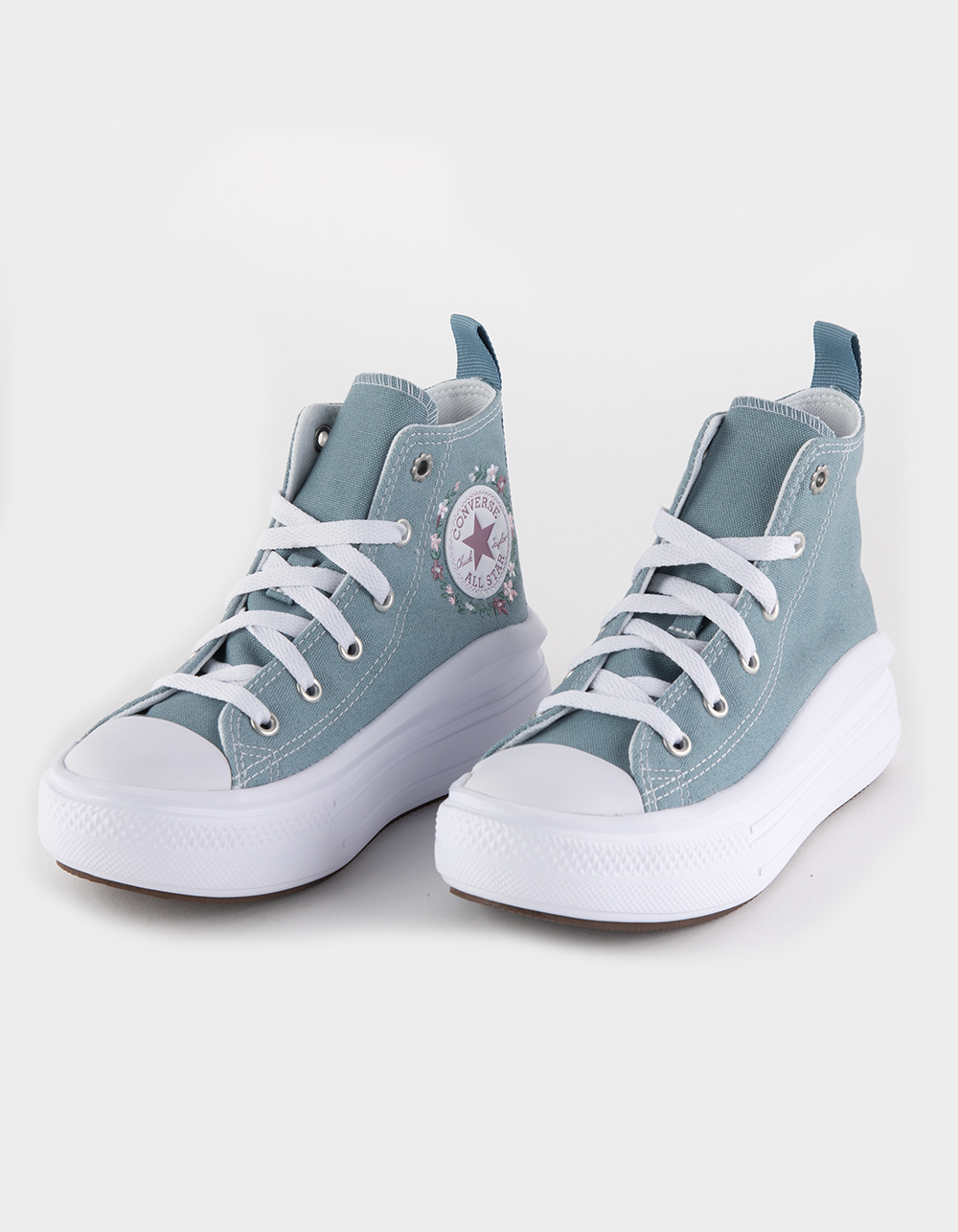 CONVERSE Chuck Taylor All Star Move Embroidered Florals Girls High Top Shoes
