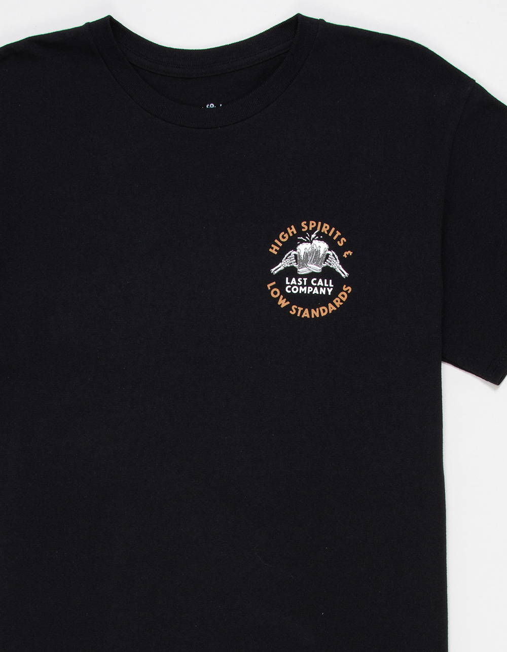 LAST CALL CO. Low Standards Mens Tee - BLACK