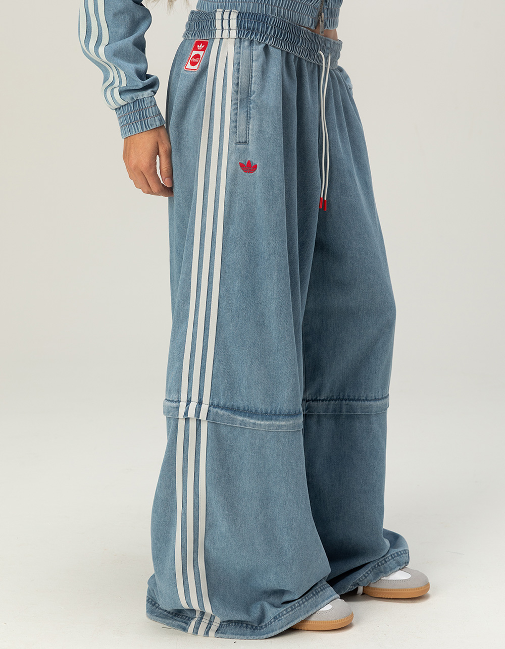 ADIDAS x Coca-Cola Firebird Womens Track Pants - LTBLU