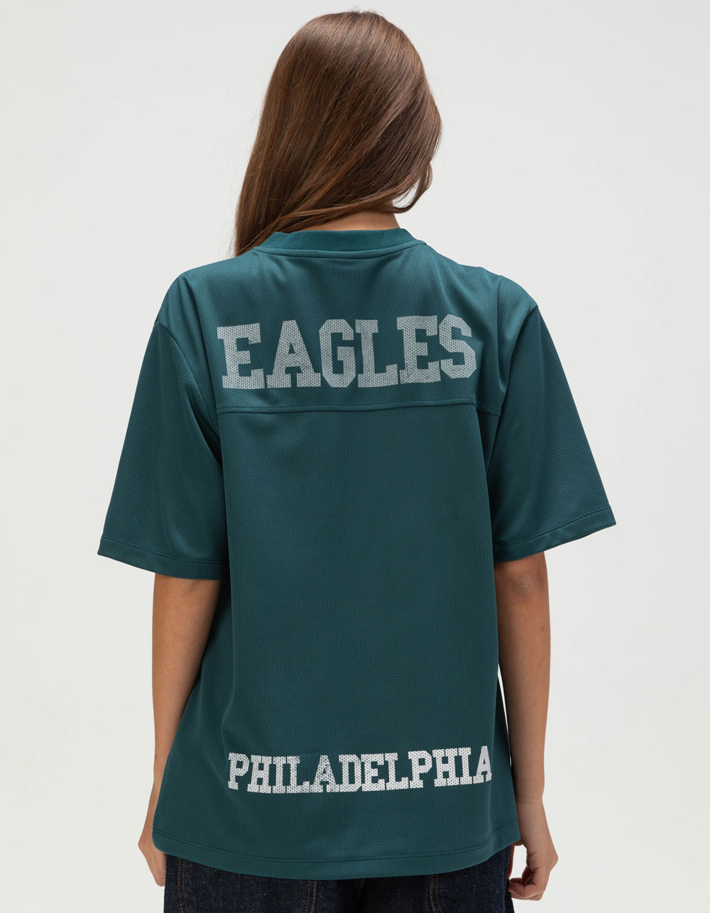THE WILD COLLECTIVE Philadelphia Eagles Womens Jersey - GREEN